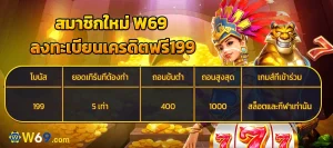 w69 slot ทาง เข้า